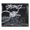 Vierkant opgevouwen graffiti-portemonnee “Black White” 594549210LH1090