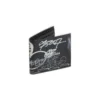 Vierkant opgevouwen graffiti-portemonnee “Black White” 594549210LH1090