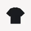 Vintage surfer oversized T-shirt voor heren in zwart
