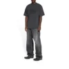 Vintage T-shirt met ruime pasvorm “Washed Black” 641675TMVH81055