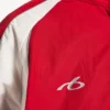 Voetbaljas voor heren in lippenstiftrood