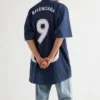 Voetbalshirt oversized “Blauw” 641664TJV054482