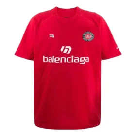 Voetbalshirt oversized “Red White” 641658TJV516540