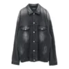 Washed Denim Jassen Large Fit “Black” 662772TKVG51000