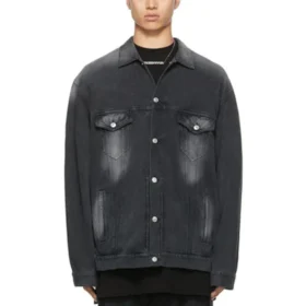 Washed Denim Jassen Large Fit “Black” 662772TKVG51000
