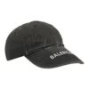 Washed Denim Logo Baseballpet “Zwart/Wit” 617160-4A2B4-1077