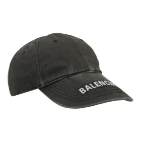 Washed Denim Logo Baseballpet “Zwart/Wit” 617160-4A2B4-1077