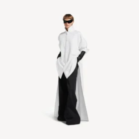 Wit overhemd met sleep voor dames