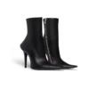 Witch 110 mm enkellaarsjes “Black Sheepskin” 747603WBCW01000