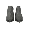 Wollen geruite laarzen met puntige neus “Grey” 579218W1SR01214