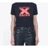 X-Rated Small Slim Fit met korte mouwen Zwart 612964TIVA71076