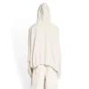 XXXL Hoodie met patches, oversized “Ecru” 720406TNVD99784