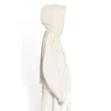 XXXL Hoodie met patches, oversized “Ecru” 720406TNVD99784