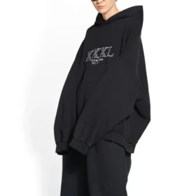 XXXL oversized Hoodie met overtrek “Zwart Wit” 713677TNVD91070