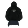 XXXL T-shirt met patches en Hoodie, oversized “Zwart” 720406TNVD91070
