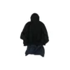 XXXL T-shirt met patches en Hoodie, oversized “Zwart” 720406TNVD91070