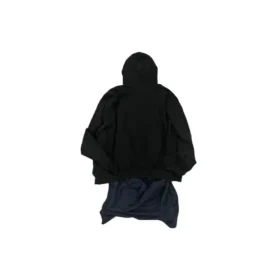 XXXL T-shirt met patches en Hoodie, oversized “Zwart” 720406TNVD91070