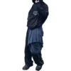 XXXL T-shirt met patches en Hoodie, oversized “Zwart” 720406TNVD91070