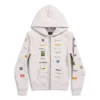 Zakelijke Engelse Hoodie met rits “Off White” 788243TQVH69016