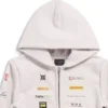 Zakelijke Engelse Hoodie met rits “Off White” 788243TQVH69016