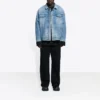 Zakelijke jas, ruime pasvorm “Medium Vintage Indigo” 657602TDW154307