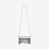 Zilveren damesportemonnee met ketting in Hourglass-vorm