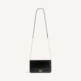 Zwart mobieltje-etui voor dames in Hourglass-model