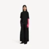 Zwart T-shirt met treintje voor dames