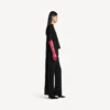 Zwart T-shirt met treintje voor dames