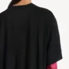 Zwart T-shirt met treintje voor dames