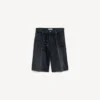 Zwarte Denim stay-press-short voor heren
