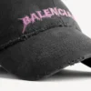 Zwarte DIY Balenciaga-pet voor heren