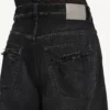 Zwarte jeans met gebogen pasvorm voor heren