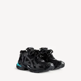 Zwarte LED-Runner-Sneaker voor heren
