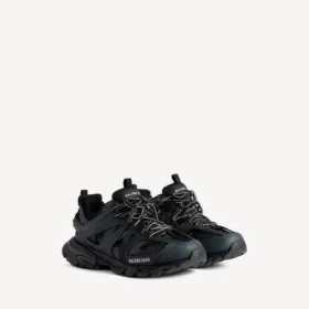 Zwarte Track-sneaker voor heren