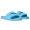 Zwembadslippers “Lichtblauw en zwart rubber” 565826W1S804001