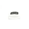 Zwembadslippers met 3D BB-logo “White” 656434W1S8B9034